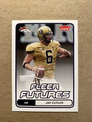 Tarjeta de novato Jay Cutler 2006 Fleer Futures Broncos Bears Foto 1 de 4