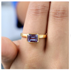 4.30Ct Ring . Russian Natural Alexandrite 100% Color Change Handmade Gift Ring