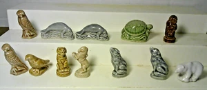 Wade Figuren Konvolut~Wölfe~Vögel~Affen~Robben~Pferd~Tiger~Eisbär~12 Tiere - Bild 1 von 5
