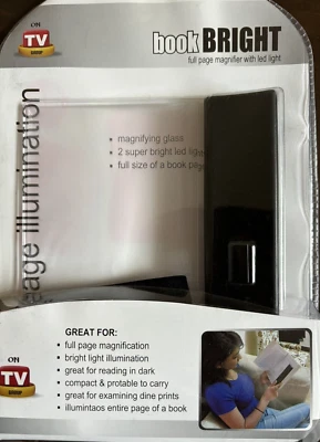 Full page Magnifier with led light - Imagem 1 de 2