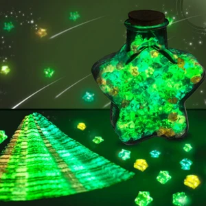 210Pcs Luminous Origami Paper Lucky Stars Folding Craft Shinny Strips Wish Star - Picture 1 of 24