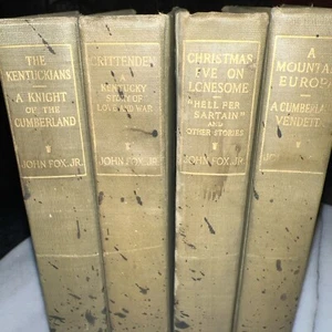 Four Vintage, Rare John Fox Jr Books Sold as a Group, 1912 printings - Picture 1 of 18