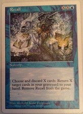 MTG Magic the Gathering-Recall - 5th Edition/Rare