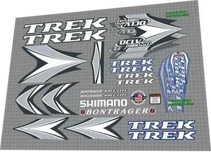 Trek 5200 OCLV 120 2004 DECAL SET - Picture 1 of 1