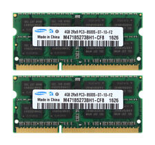 Samsung 8GB 2x4GB 2RX8 DDR3 1066 MHz PC3-8500S SODIMM Laptop RAM-Speicher #*PO