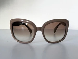 FAB AUTHENTIC ALEXANDER MCQUEEN AMQ 4190/S J1KS8 TAUPE DESIGNER SUNGLASSES ITALY - Picture 1 of 8