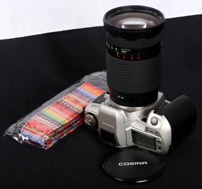 MINT Minolta Alpha Sweet QD AF 35mm Film SLR + Cosina AF Zoom 28-210mm Lens Kit - Image 1 of 4