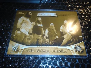 2016 Topps WWE Anti - Authority 5x7 Perspectives Gold  /10 The Wyatt Family #7AA - Picture 1 of 4