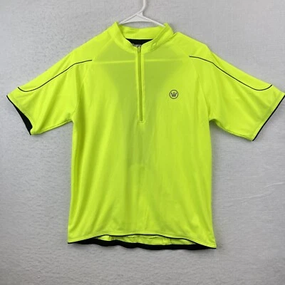 Camisa Jersey Canari Ciclismo 1/4 Cremallera Talla Mediana M Manga Corta Bolsillos Traseros Foto 1 de 4