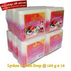 Reya Whitening Soap Bar Lychee Tofu Natural Extracts Moisturizer Aroma 153g x 12