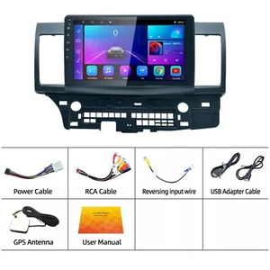 Radio estéreo para auto Android de 10,1"" Apple Carplay para Mitsubishi Lancer 2008-17 - Imagen 1 de 15