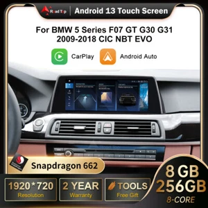 Für BMW F07 GT G30 G31 Autoradio Android 13 Carplay Display GPS Navi CIC NBT EVO - Picture 1 of 14
