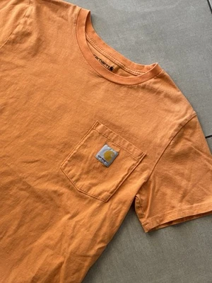 Kids Carthartt Orange T-shirt Youth Size Large - Image 1 of 4