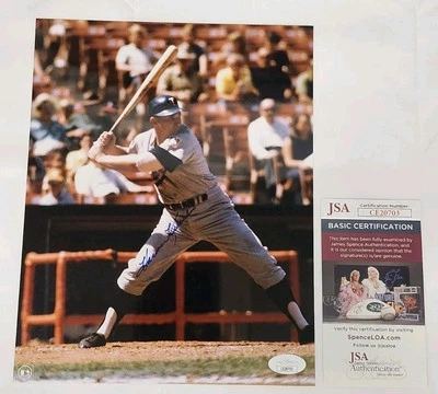 Harmon Killebrew Signed Autographed 8x10 Photo TWINS HOF JSA COA - Image 1 of 3