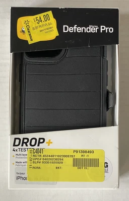 OTTERBOX Defender Pro Series Case With Holster iPhone 14 Plus - Black - Image 1 of 4