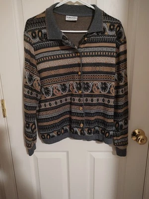 Suéter para mujer Alfred Dunner grande con botones Foto 1 de 3