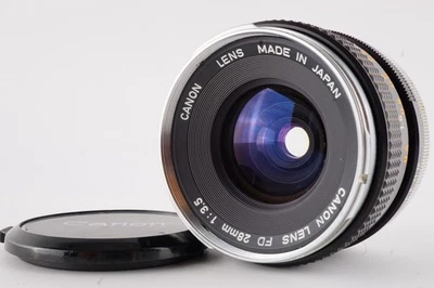 【Exc+5】 Lente gran angular MF Canon FD 28mm F3.5 para montaje FD marco plateado Foto 1 de 4