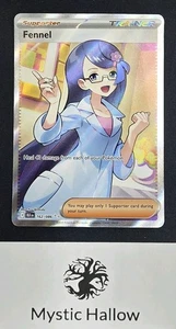 Fencheltrainer Karte Full Art Ultra Rare 162/086 Black Bolt Englisch Pokémon TCG - Bild 1 von 2