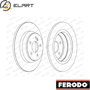 2x BRAKE DISC DDF1675C FOR MERCEDES-BENZ S-CLASS OM 628.960 4.0L M113.966 5.0L - Picture 1 of 9