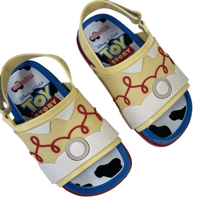 Mini Sandalias Melissa Toy Story Niñas 9 Puntera Abierta Jessie Vaquera Vaca Zapatos Disney Foto 1 de 4