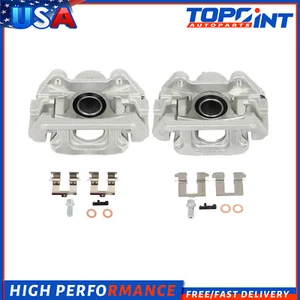 Set of 2 For 2009-2015 Honda Pilot w/ Bracket Rear Left Right Brake Calipers - Picture 1 of 7