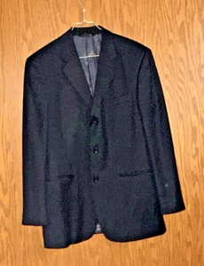 J Ferrar Black Men's Sport Coat Blazer Jacket Size 40R Regular Fit - Picture 1 of 16