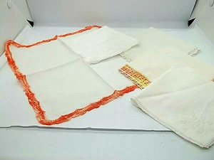 5 Edle handbestickte Taschentücher bzw. Einstecktücker - mühevolle Handarbeit - Bild 1 von 3