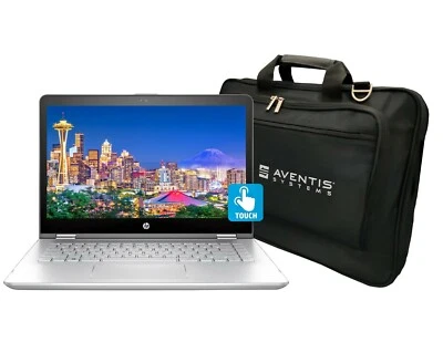 HP Pavilion x360 14" Core i5-8265U 1.6GHz/ (8GB-16GB)/ 1TB HDD/Win 10 Pro/ Bag - Image 1 of 4