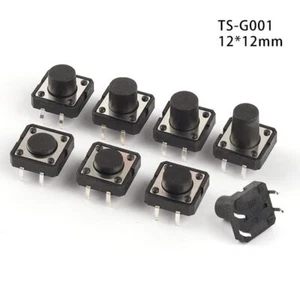 Mini Tactile Tact Push Button Switch Touch On Off12x12x4.3mm 5mm to 12 mm 4 Pins - Picture 1 of 7