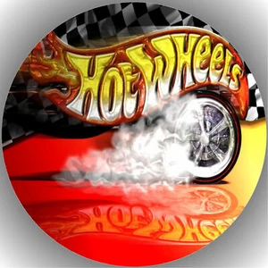 Tortenaufleger Geburtstag Party Tortenbild Fondant Oblate Hot Wheels P8 - Bild 1 von 1