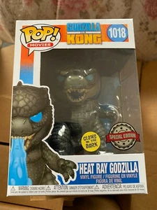 Heat Ray Godzilla GLOW GITD Funko Pop Vinyl New + Protector - Picture 1 of 6