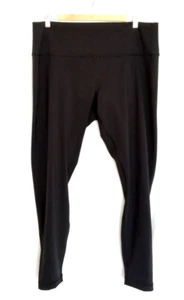 Lululemon Pantalone Nero Donna Taglia 18 Yoga Fitness Tempo Libero - Foto 1 di 6