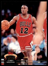 1992-93 STADIUM CLUB COREY WILLIAMS CHICAGO BULLS #349