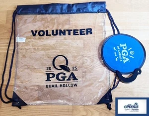 2025 PGA Championship Quail Hollow coulisse borsa volontaria trasparente nuova - Foto 1 di 2