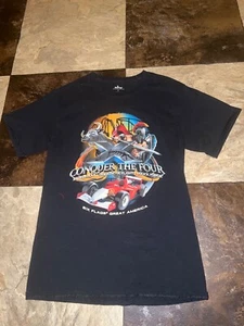 Vintage Six Flags Great America Conquer The Four Ride T-Shirt: S - Bild 1 von 7