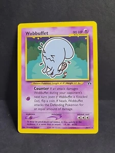 Wobbuffet 35/75 quasi nuovo regolare raro Neo Discovery Pokémon illimitato LP - Foto 1 di 2