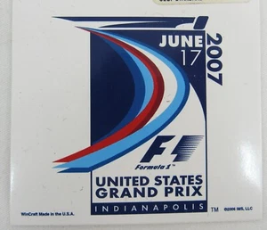 2007 Formula-1 Indianapolis United States Grand Prix Event Decal Indy F-1 IMS - Picture 1 of 6