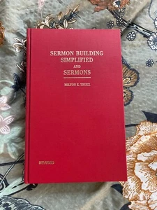 Sermon Building Simplified and Sermons HC 4th Printing 1985 Milton E. Truex - Picture 1 of 9