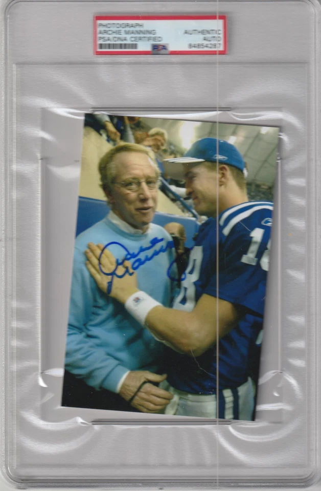 Autographed Archie Manning photo   PSA/DNA certified - Image 1 of 1