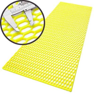 Rejilla de plástico Racing | 120*40 cm amarillo neón | Panal | Rejilla de carreras Auto Tuning - Imagen 1 de 5