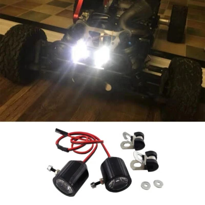 1 Paar LED Licht Scheinwerfer Scheinwerfer RC Car DIY 3W für Geländewagen Auto - Bild 1 von 4