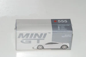 Mini GT No 555 1/64 McLaren F1 Magnesium Silver new sealed - Picture 1 of 3