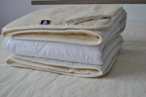 Qualité MÉRINOS LAINE PURE SOUS COUVERTURE 100% NATURELLE , Protège-matelas - Imagen 1 de 2