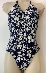 Lole Women's Size Small Noumea One Piece Swimsuit S Navy/White - Picture 1 of 12