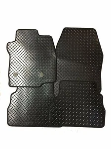 TAILORED FOR KIA STONIC (2017-2024) - DURABLE HEAVY DUTY RUBBER CAR FLOOR MATS - Picture 1 of 10