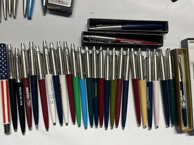 Винтажная шариковая ручка Parker Janesville Wi | карандаш различные предметы РЕДКИЕ - Изображение 1 из 4