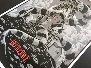 Póster impreso arte película Ken Taylor Beetlejuice variante limitada artista AP #/14 - Imagen 1 de 13