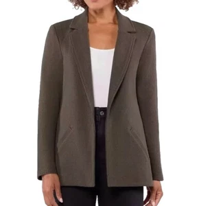 Neu Matty M Damen The Knit Boyfriend Blazer XXL Pebble - Bild 1 von 4