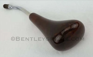 Mercedes W107 R107 SL SLC Shift Knob Gear Knob Genuine Burl Walnut W201 W124 - Picture 1 of 11