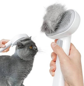Aumuca Cat Brush with Release Button, Cat Grooming Brush for Long or Short Cats, - Picture 1 of 1